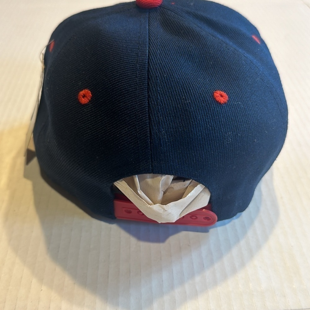 NWT Patriots baseball The Supreme Cap red blue w logo as shown one size fits all - Picture 3 of 8